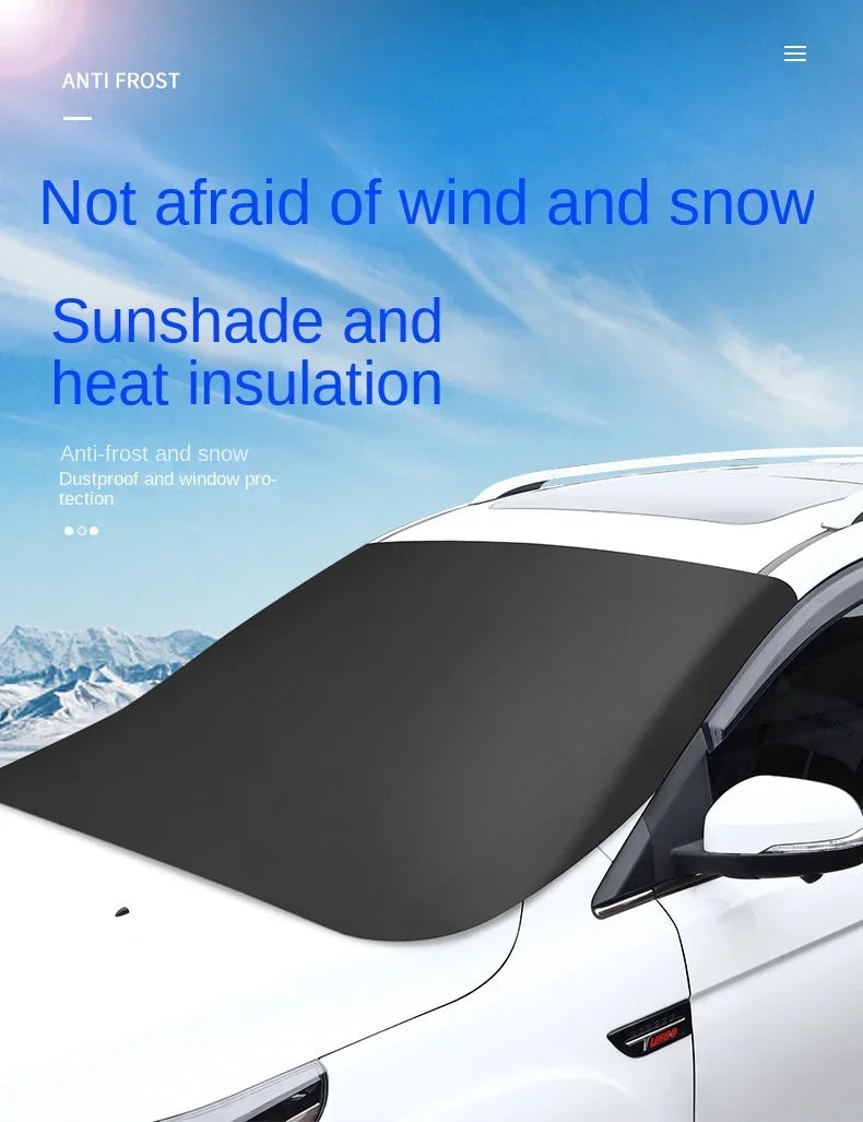 Qualité premium Automotive - Car Cover (magnetic sun and snow shield)