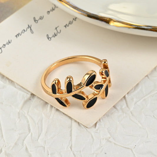 Leaf geometric ring