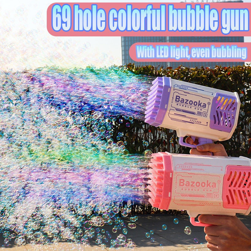 Colorful Bubble Machine Toy for Outdoor Fun